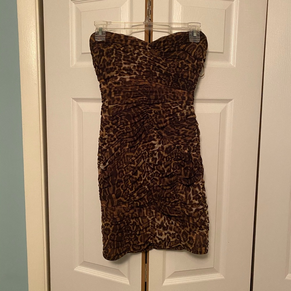 BCBG Max Azria Leopard Dress